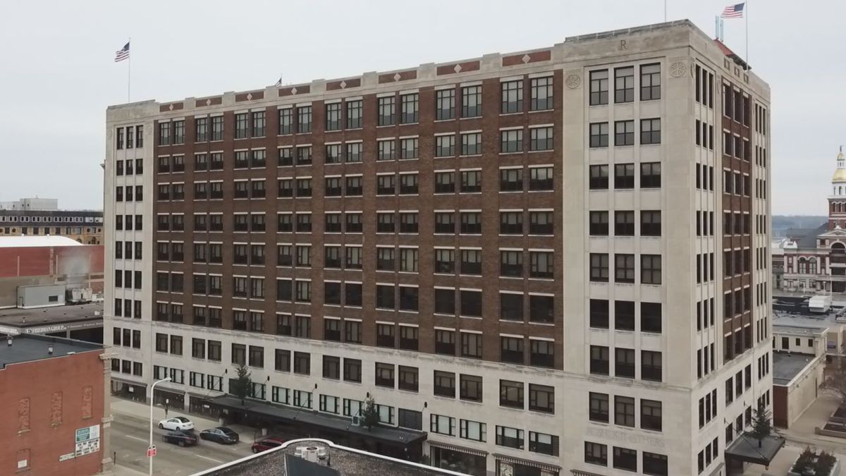 The historic Roshek Building in downtown Dubuque
